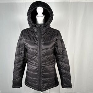 Women's Black Puffer Jacket - Guess